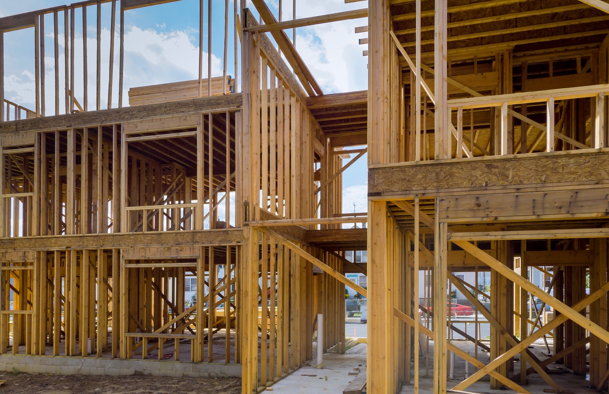 Timber frame house, real estate